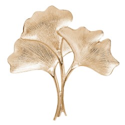 Wall Decoration Ginkgo Gold Small Ref 52094