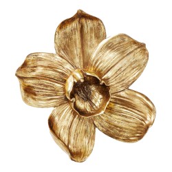 Wall Decoration Orchid Gold Ref 69283