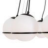 Kare Globes Pendant Lamp Black 71cm Ref 53158