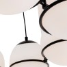 Kare Globes Pendant Lamp Black 71cm Ref 53158