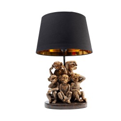 Kare Animal Five Monkeys Table Lamp 48cm Ref 53551