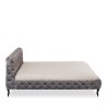 Desire Bed 180x200 cm Velvet Silver Grey Ref 80636