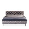 Desire Bed 180x200 cm Velvet Silver Grey Ref 80636