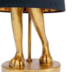 Kare Animal Rabbit Table Lamp Gold/Black 68 cm Ref 53470