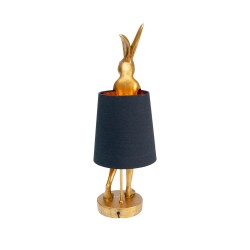 Kare Animal Rabbit Table Lamp Gold/Black 68 cm Ref 53470