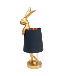 Kare Animal Rabbit Table Lamp Gold/Black 68 cm Ref 53470