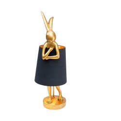 Kare Animal Rabbit Table Lamp Gold/Black 68 cm Ref 53470