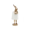 Kare Animal Rabbit Table Lamp Gold/White 68 cm Ref61598