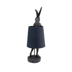 Kare Animal Rabbit Table Lamp Matt Black 68 cm Ref 53473