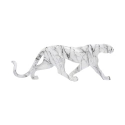 Kare Deco Figurine Leopard Marble 95cm Ref 51588