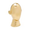 Kare Deco Object Abstract Face Gold 28cm Ref 53918