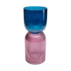 Kare Vase Marvelous Duo Blue Purple 40cm Ref 52264