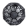 Kare Tealight Holder Hayat Black 12cm Ref 53886