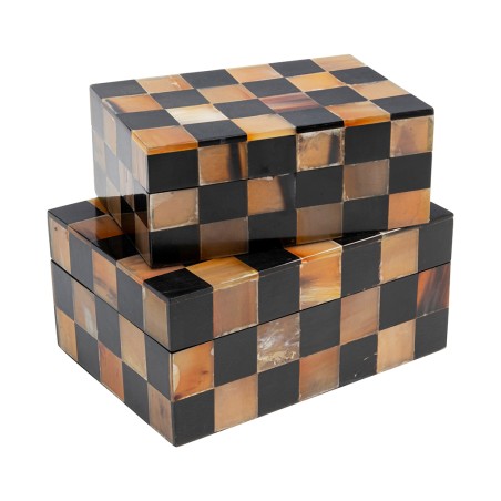 Box Plaid Set of 2 Ref 53964