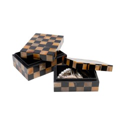 Box Plaid Set of 2 Ref 53964