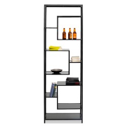 Shelf Loft Black 60x195cm Ref 85485