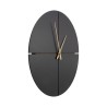 Kare Andrea Wall Clock Black Ref 53655