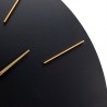 Kare Luca Wall Clock Black Ref 53654