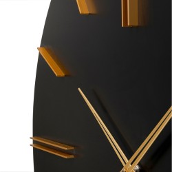 Kare Luca Wall Clock Black Ref 53654