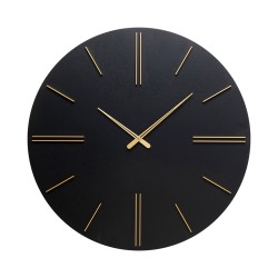 Kare Luca Wall Clock Black Ref 53654