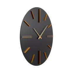 Kare Luca Wall Clock Black Ref 53654