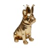 Deco Figurine Crowned Dog 19cm Ref 53069