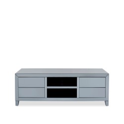Luxury Push TV Low Cabinet Grey Ref 85594