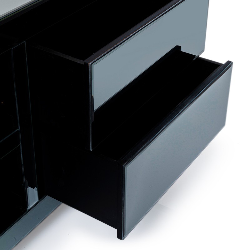 Push Tv Kare Luxury Push TV Low Cabinet Grey Ref 85594