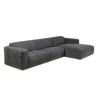Kare Henry Corner RHF Chaise + LHF 2S Fabric Grey