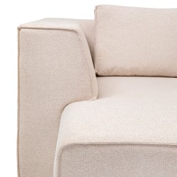 Kare Infinity Corner RHF Chaise+Ottoman Fab Cream