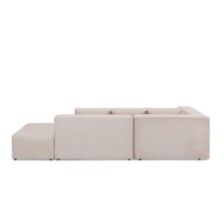 Kare Infinity Corner RHF Chaise+Ottoman Fab Cream