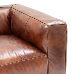 Cubetto 3 Seater in Brown Col Ref 82019