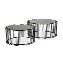 Kare Wire Set of 2 Coffee...
