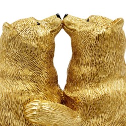 Kare Deco Figurine Kissing Bears 17cm Ref 53452