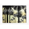 Kare Picture Glass Mettalic Palms 180x120cm Ref 61574