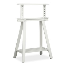 IKEA Mittback Trestle White Solid Wood Ref 70470993