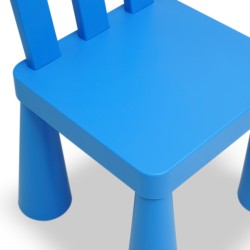 IKEA Mammut Children's Chair Blue Ref 60365346