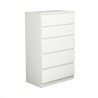 IKEA Malm Chest Of 3 Drawers White Ref 20403562