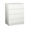 IKEA Malm Chest Of 4 Drawers High Gloss White Ref 50424054