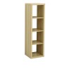 IKEA Kallax Bookshelf White Stained Oak Effect Ref 40324516