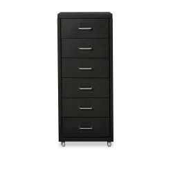 IKEA Helmer Storage Unit With Drawers Black Ref 20341970