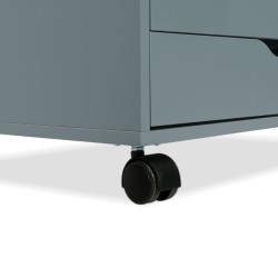 IKEA Alex Drawer Unit On Castors Grey-Turquoise Ref 50483449