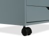 IKEA Alex Drawer Unit On Castors Grey-Turquoise Ref 50483449