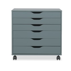 IKEA Alex Drawer Unit On Castors Grey-Turquoise Ref 50483449