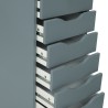 IKEA Alex Drawer Unit With 9 Drawers Grey-Turquoise Ref 90483452