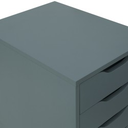 IKEA Alex Drawer Unit With 9 Drawers Grey-Turquoise Ref 90483452