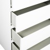 IKEA Malm Chest Of 4 Drawers White Ref 30403571