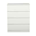 IKEA Malm Chest Of 4 Drawers White Ref 30403571