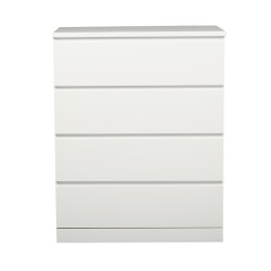 IKEA Malm Chest Of 4 Drawers White Ref 30403571