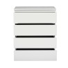 IKEA Malm Chest Of 4 Drawers White Ref 30403571